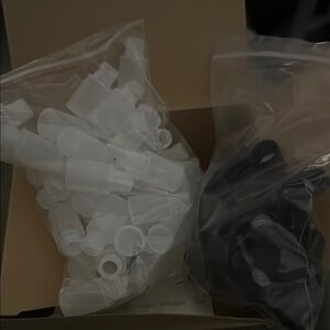 White and Black Party Supply Set